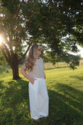 Relaxed Wide Leg Pants