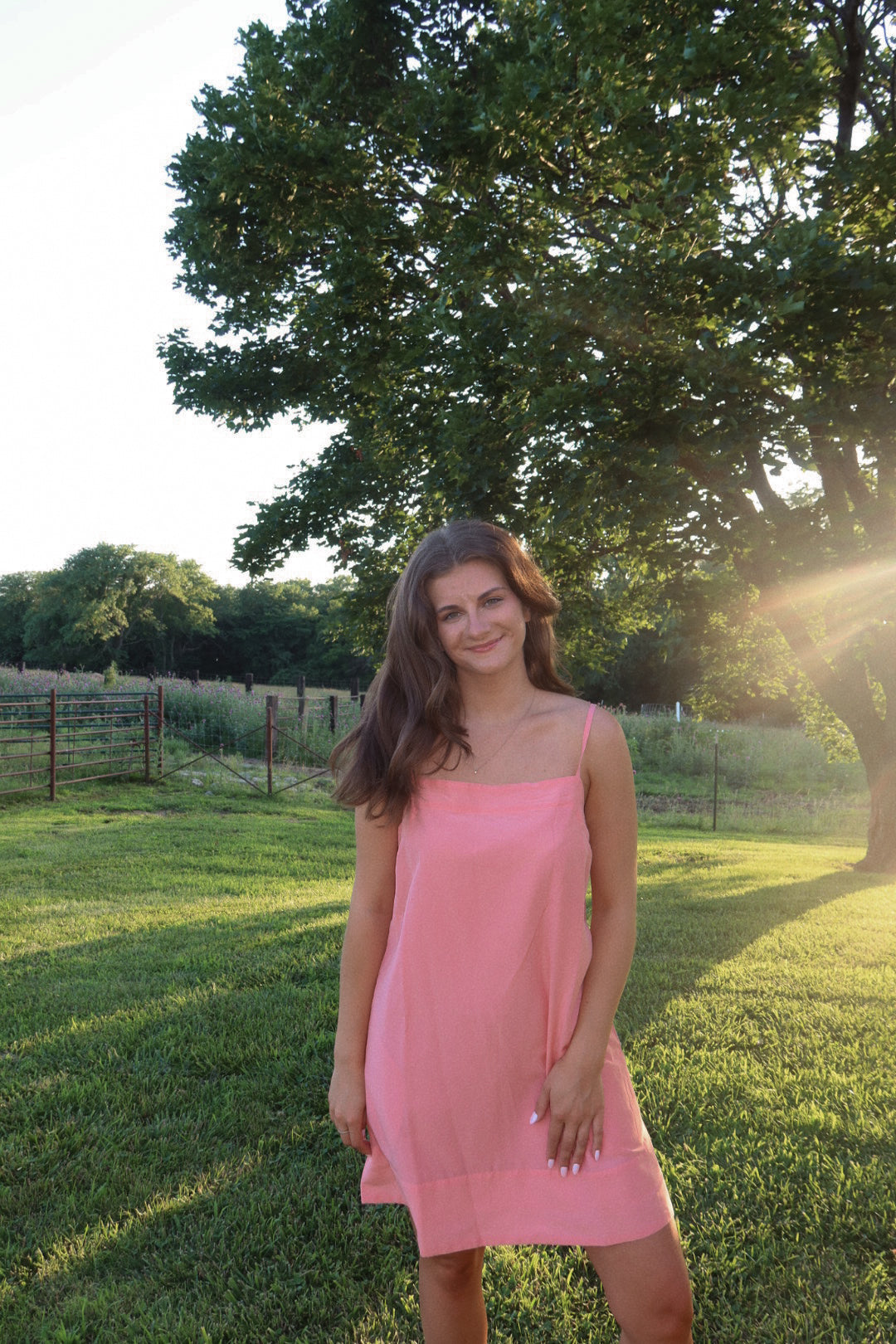 Misa Silk Blend Dress