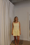 Buttercream Cotton Flare Tunic Dress