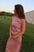 Holland Lace Top in Dusty Rose