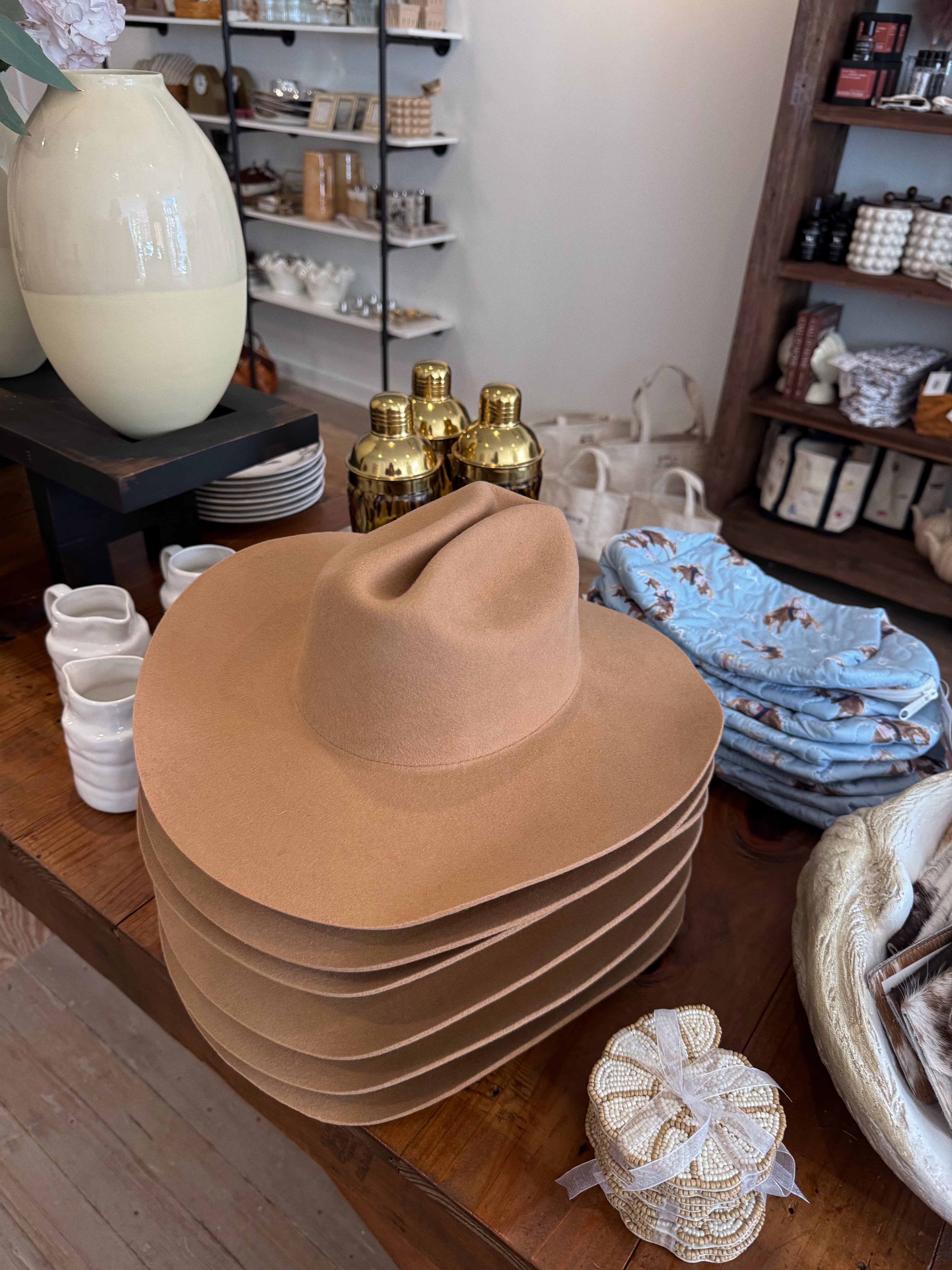 The Maggie Cowboy Hat in Chestnut