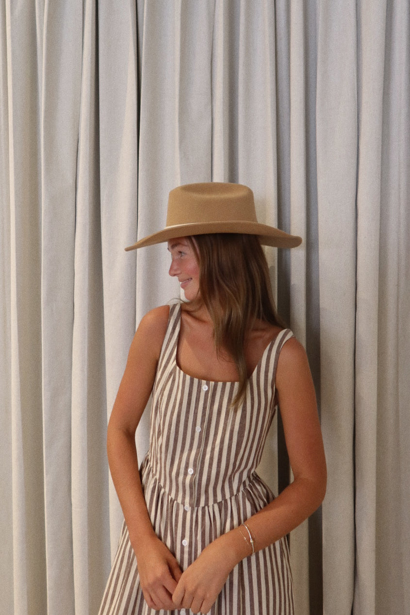 The Maggie Cowboy Hat in Chestnut