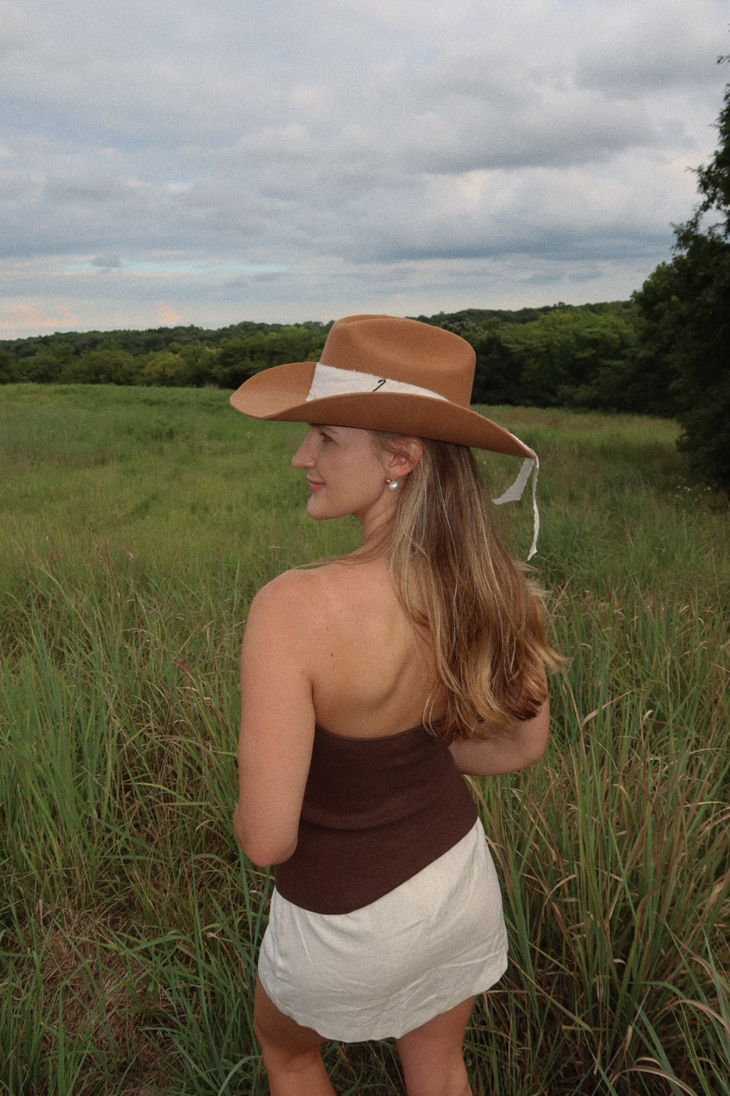 The Maggie Cowboy Hat in Camel