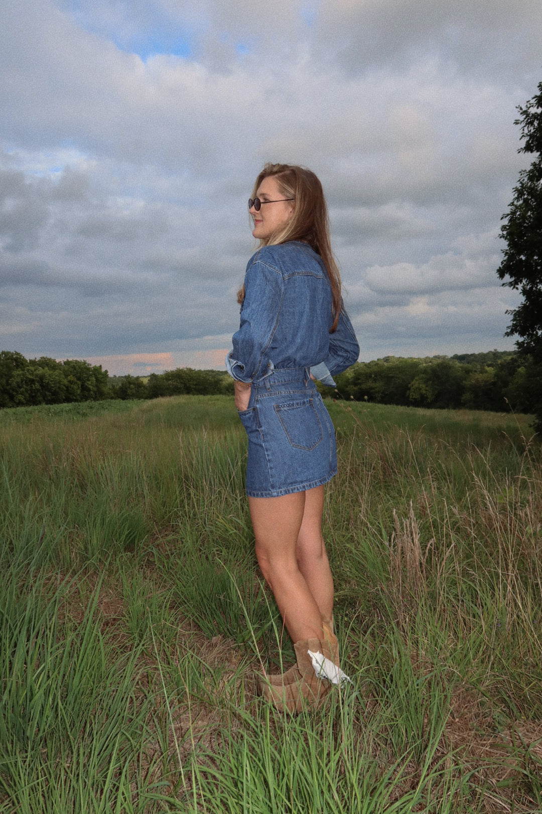 The Everly Denim Dress