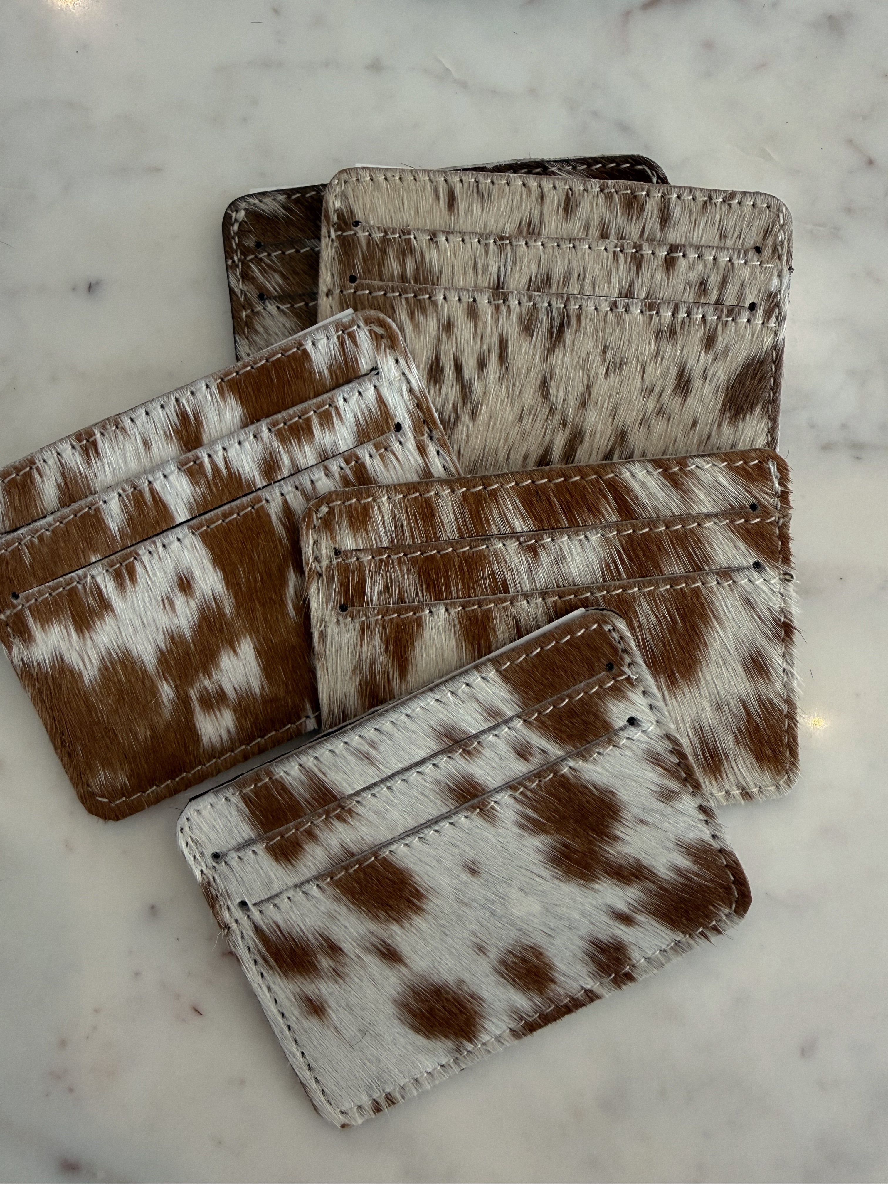 Western Ride Cowhide Card Holder
