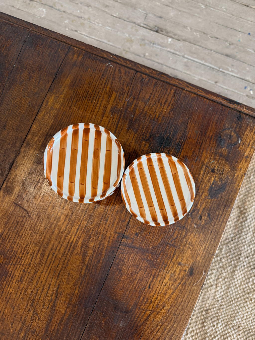Cowboy Striped Trinket Dish
