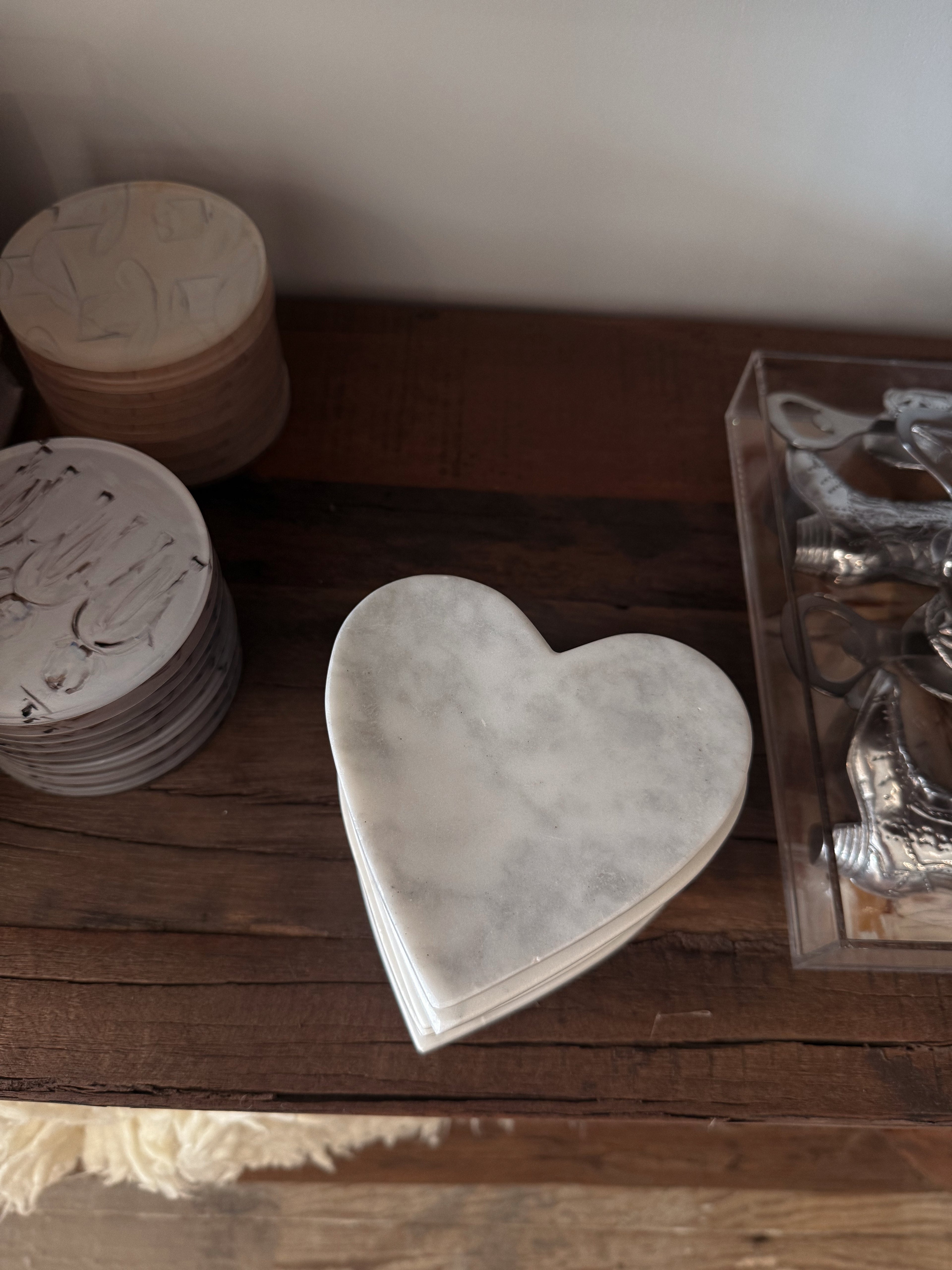 Adella Marble Heart Dish
