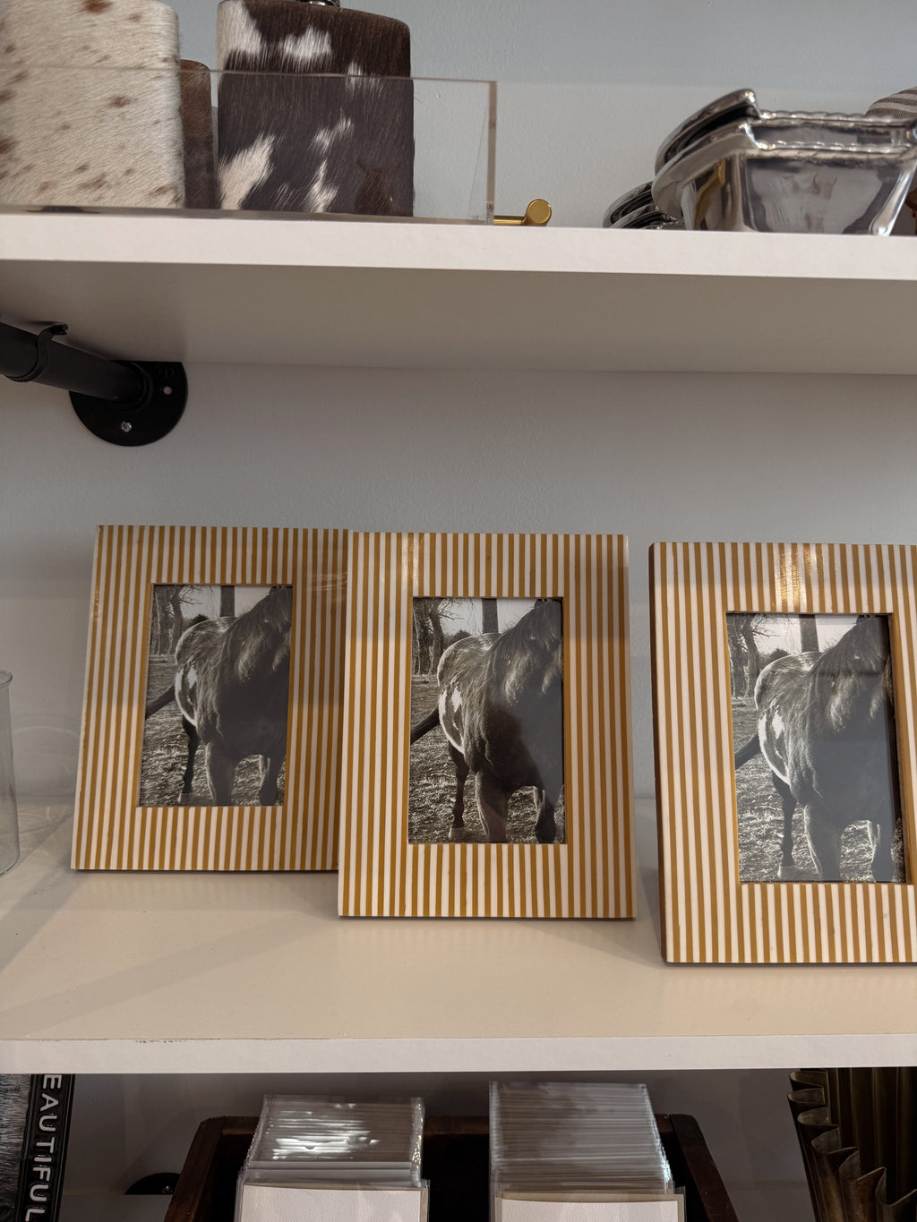 River Striped Picture Frame
