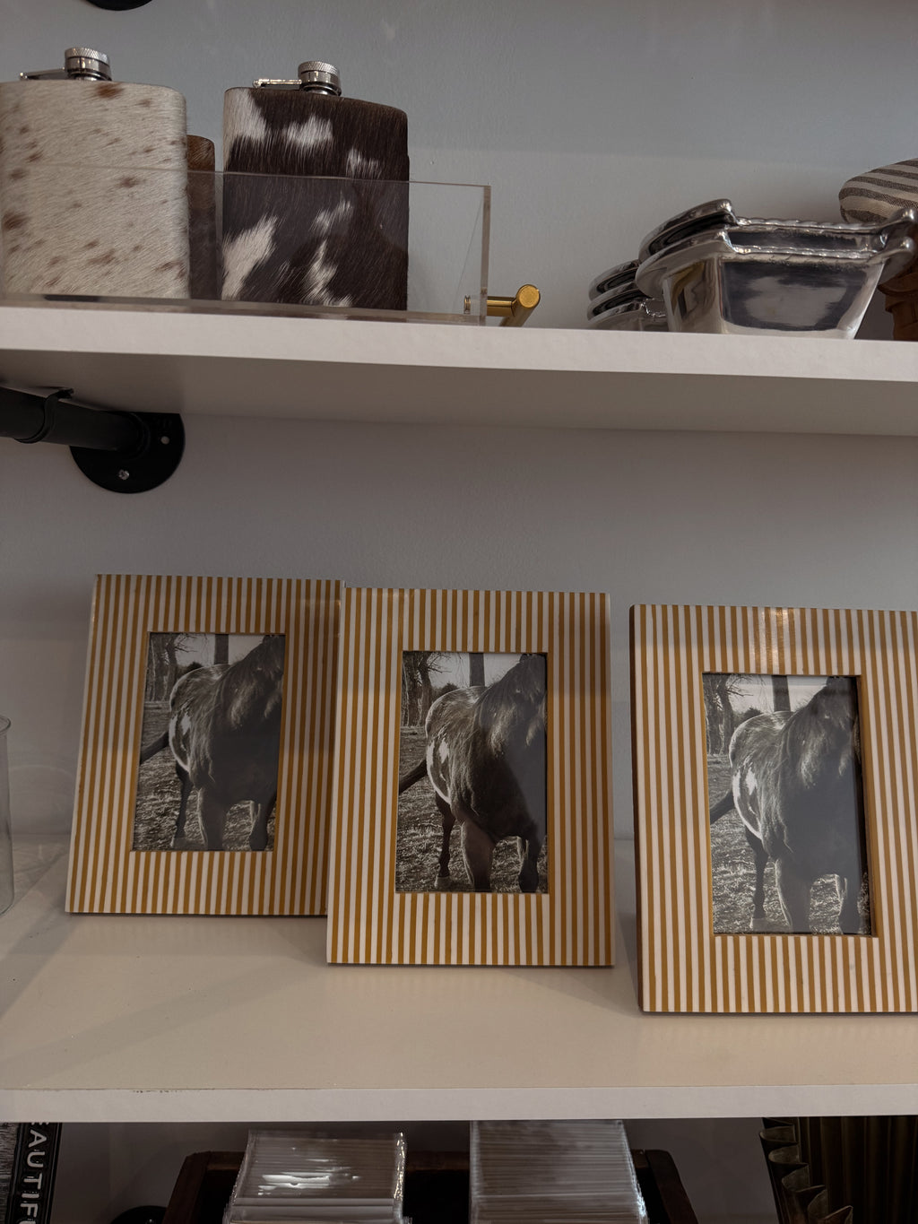 River Striped Picture Frame