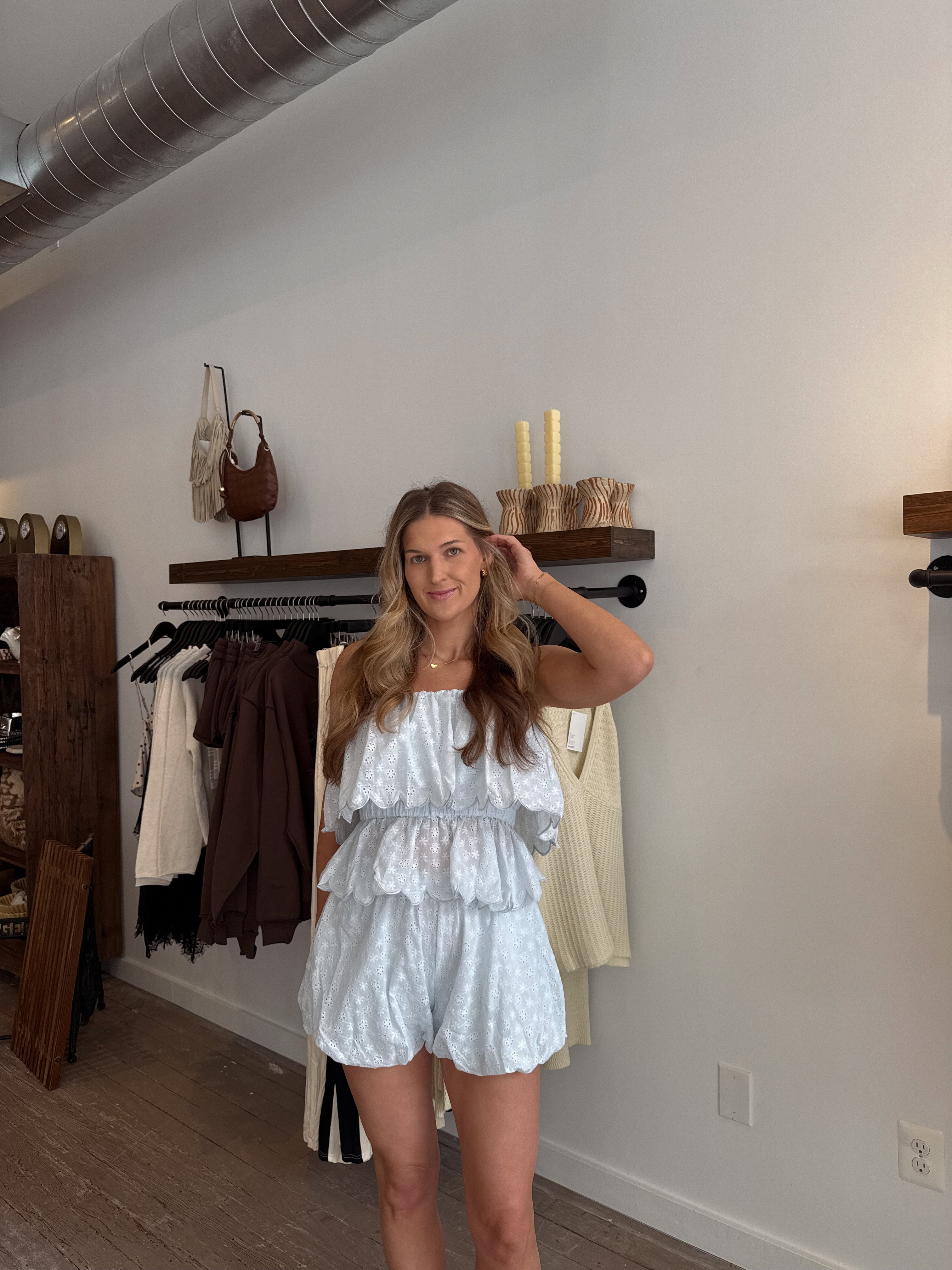Mable Two Piece Eyelet Set