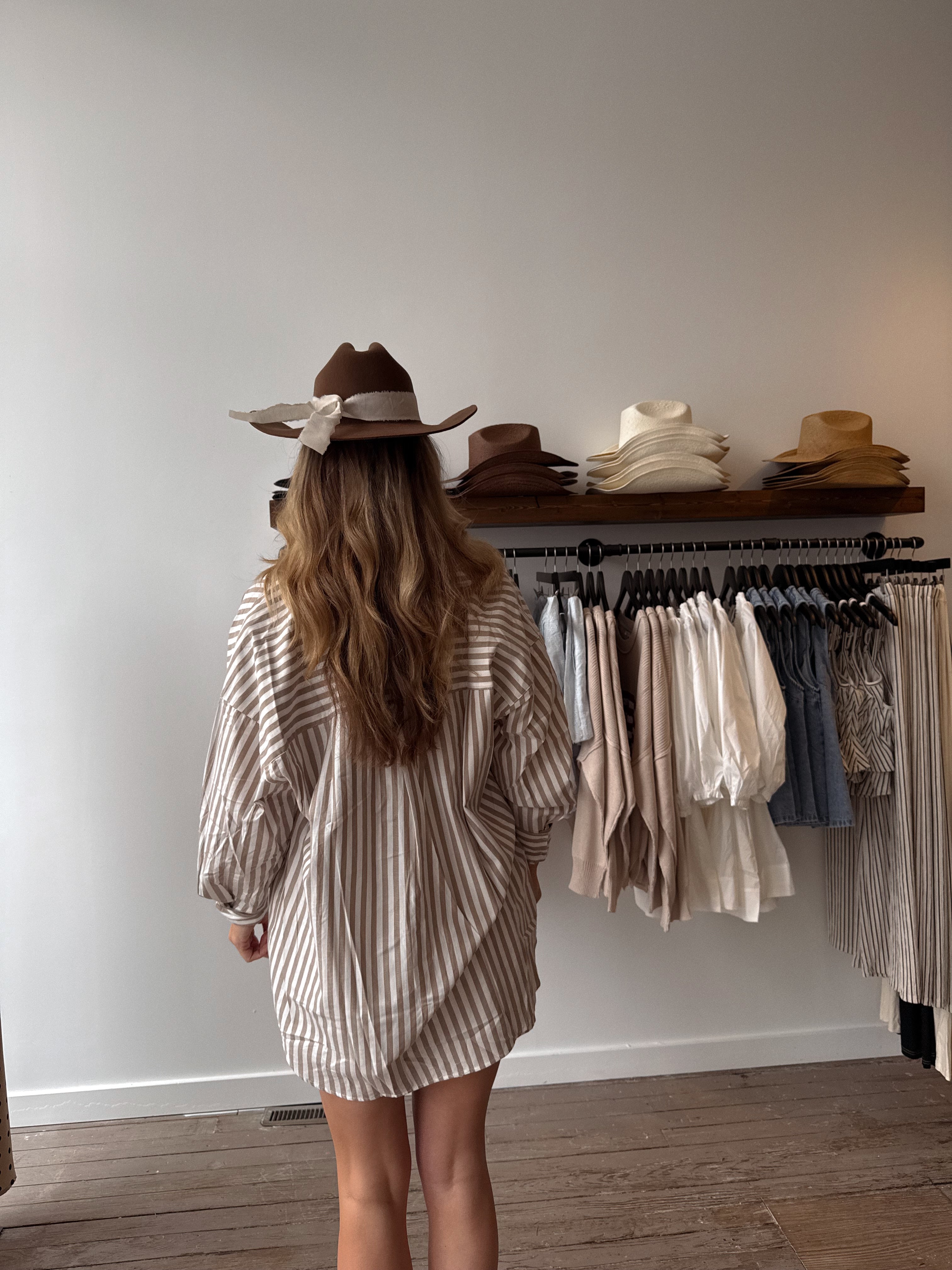Laguna Striped Oversized Shirt