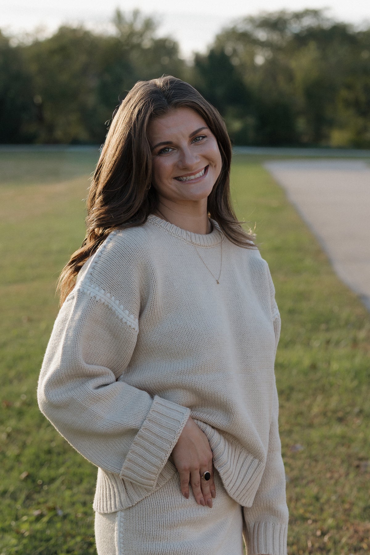 Chantal Sweater in Taupe
