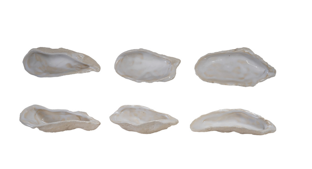 Seaside Stoneware Oyster Dish