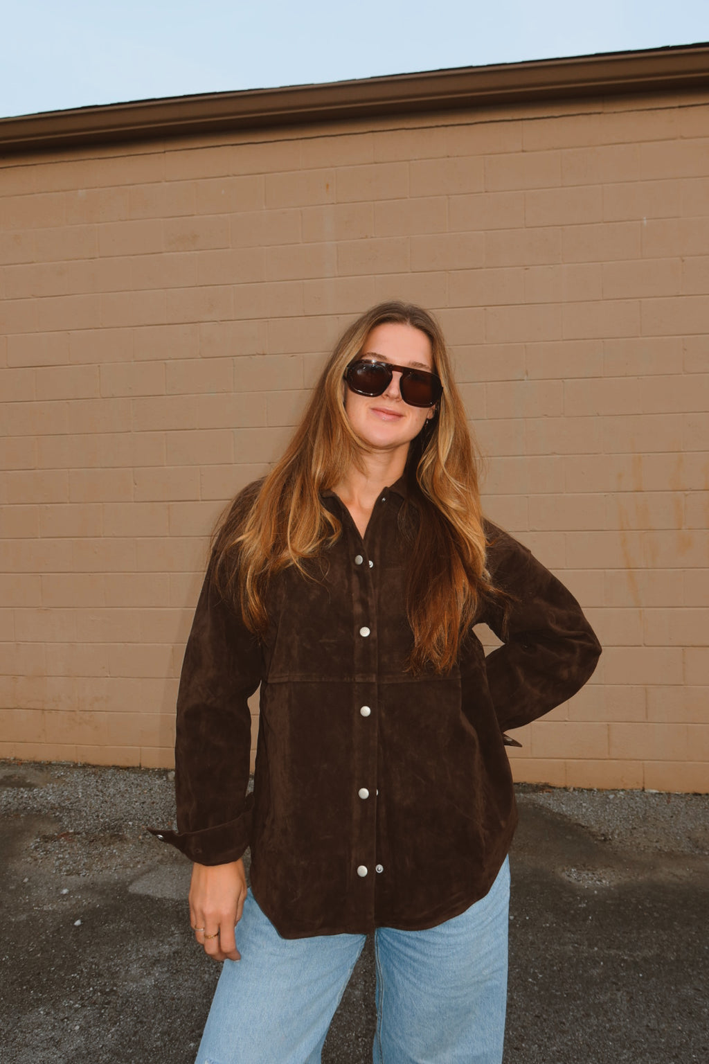 Chocolate Suede Jacket