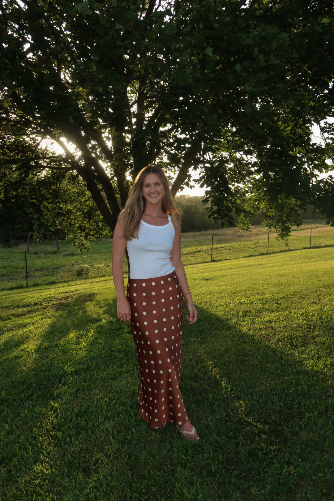 Newport Dotted Skirt