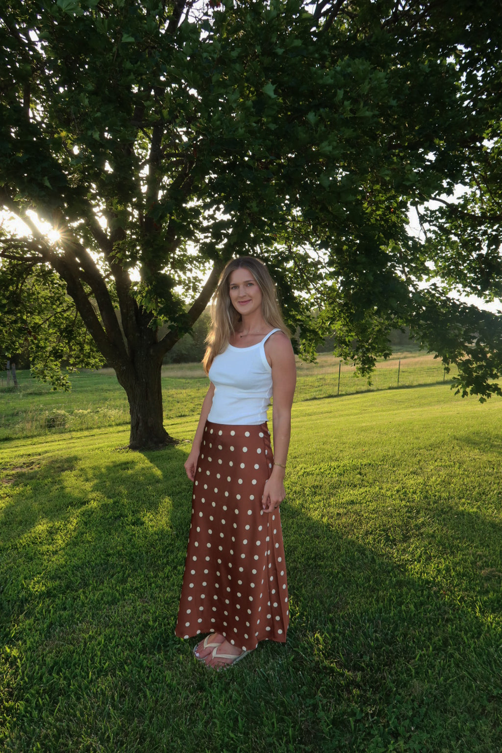 Newport Dotted Skirt