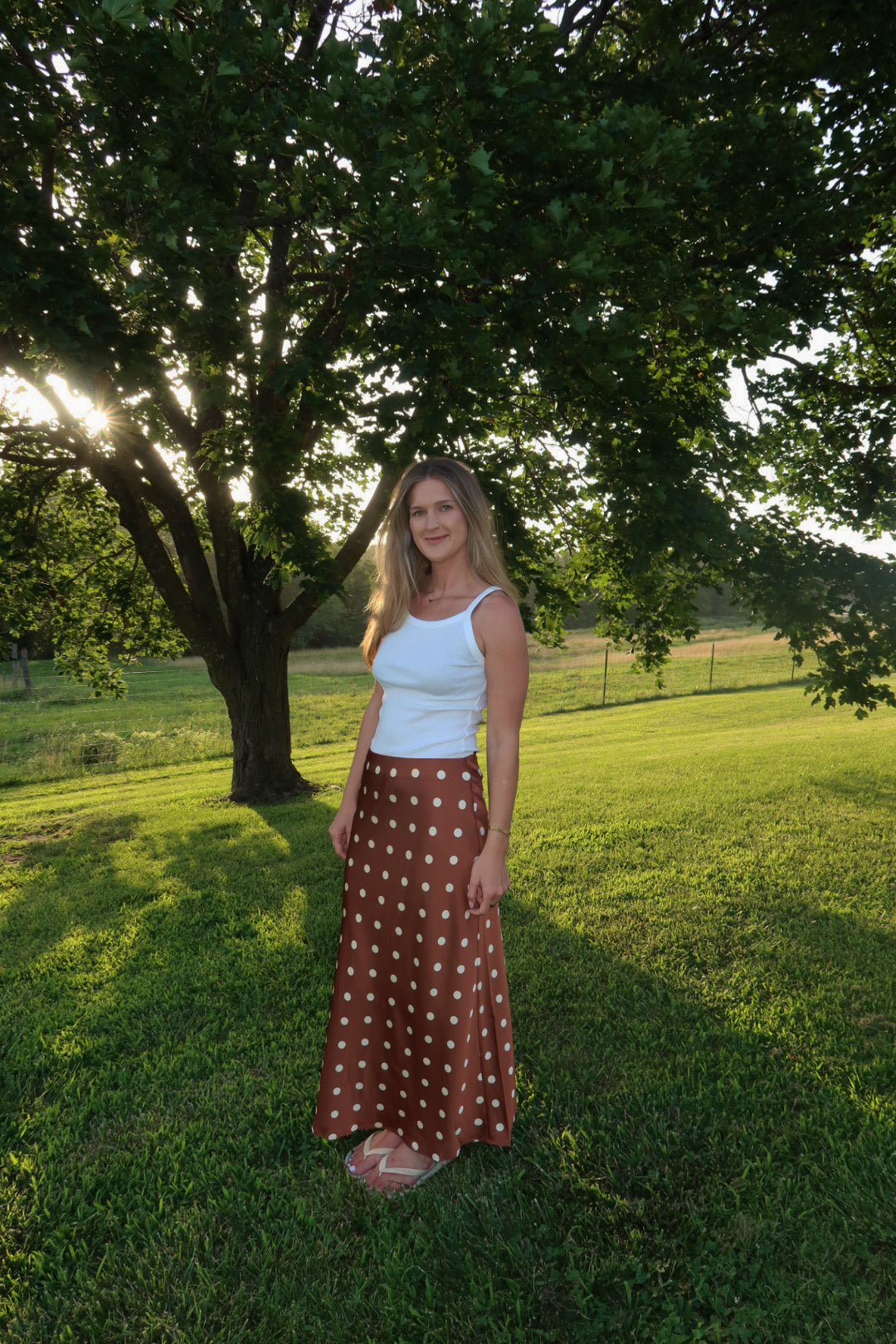 Newport Dotted Skirt