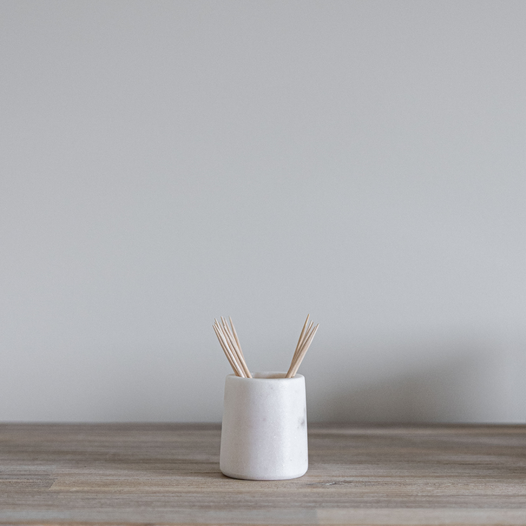 Home Marble Toothpick Holder